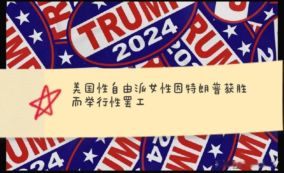 重磅！美国自由派女性因特朗普获胜而举行性罢工！心怀不满的女性选民从韩国4B运动中