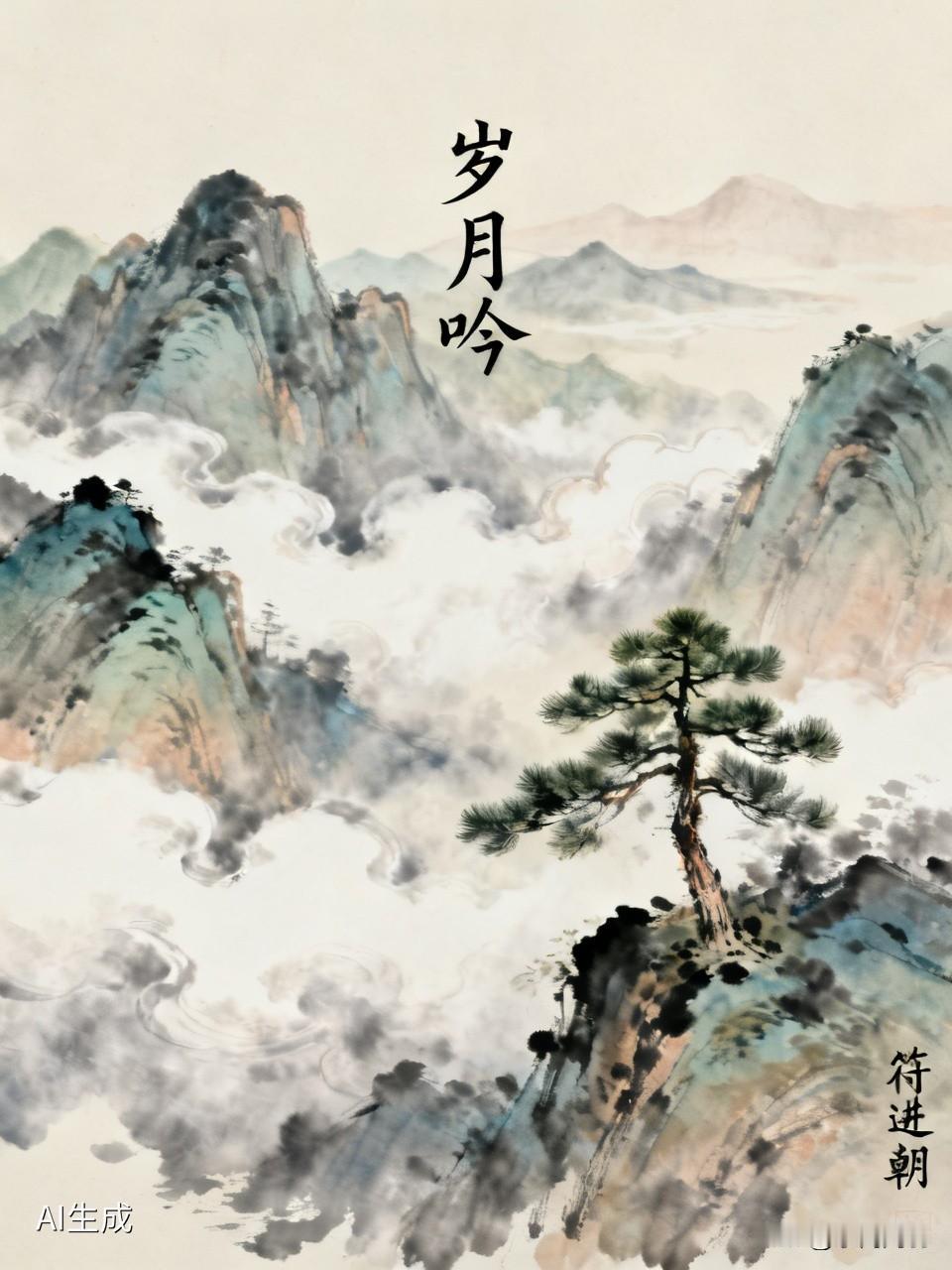 七言古风.岁月吟
             符进朝
流年弹指逝尘烟，世事沧桑几度