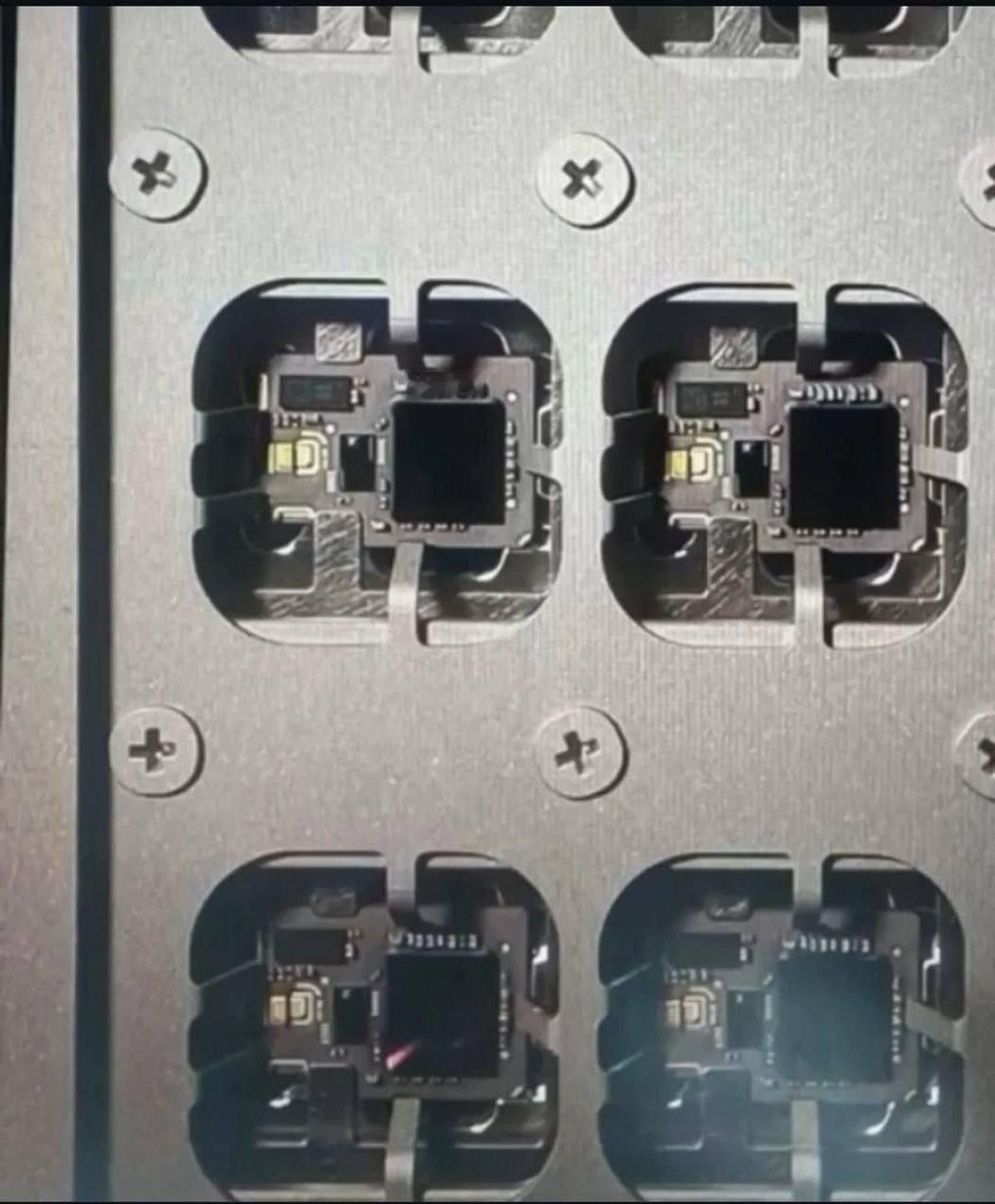 据称iPhone 17系列会用全新Face ID模块原型（图1），结构更紧凑，形