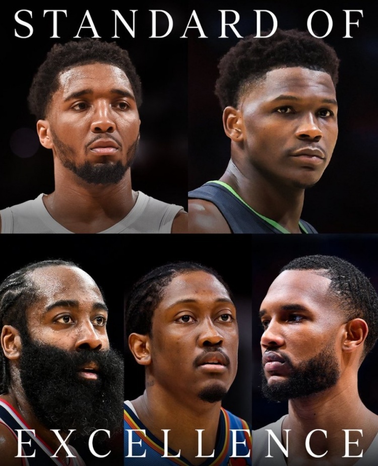 阿迪达斯今年有五位代言人入选NBA最佳阵容！nba最佳阵容 ​​​