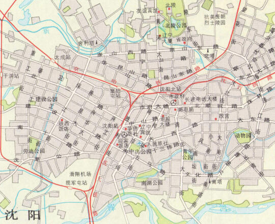 1991年沈阳地图