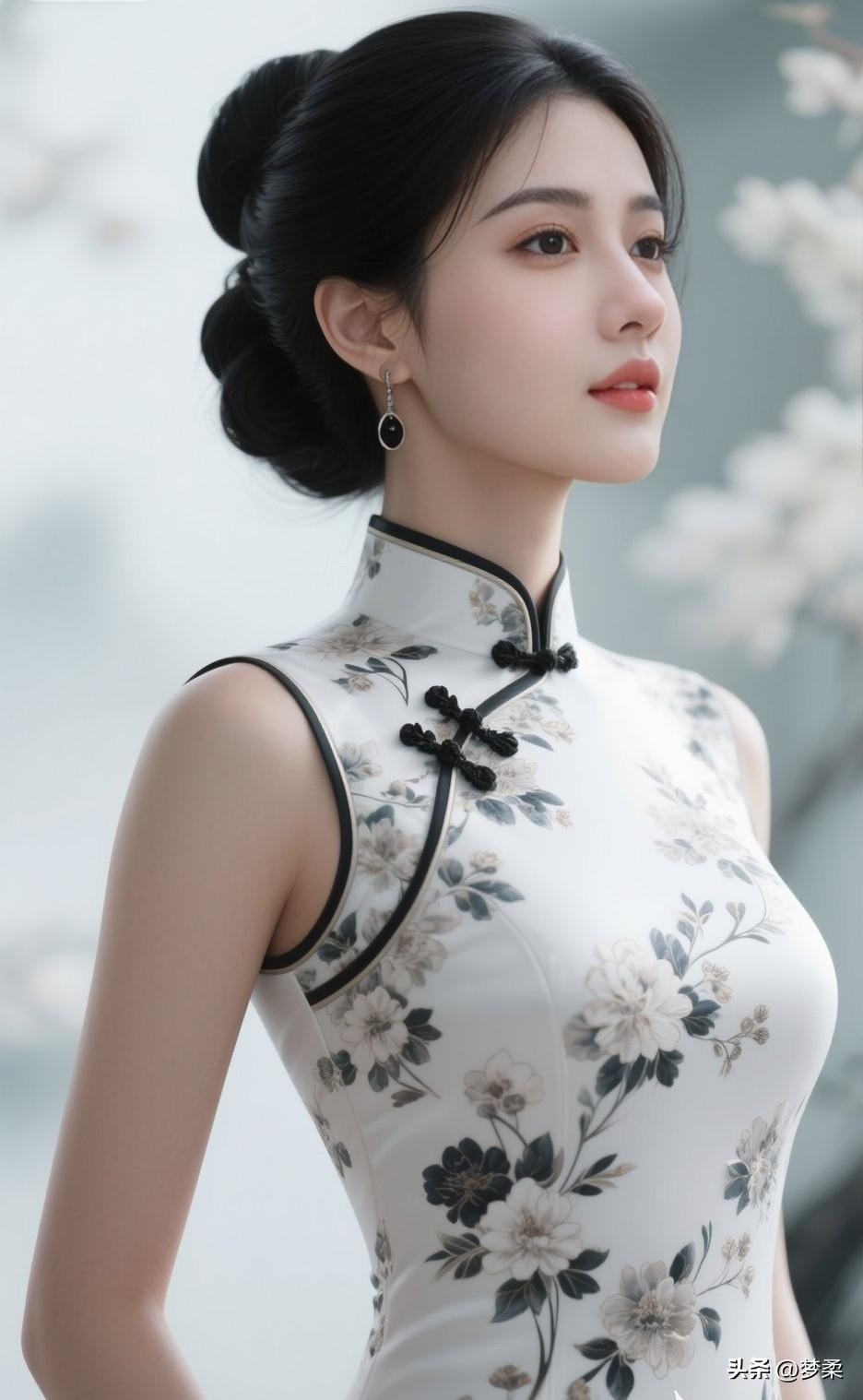 温婉古典，花间美人