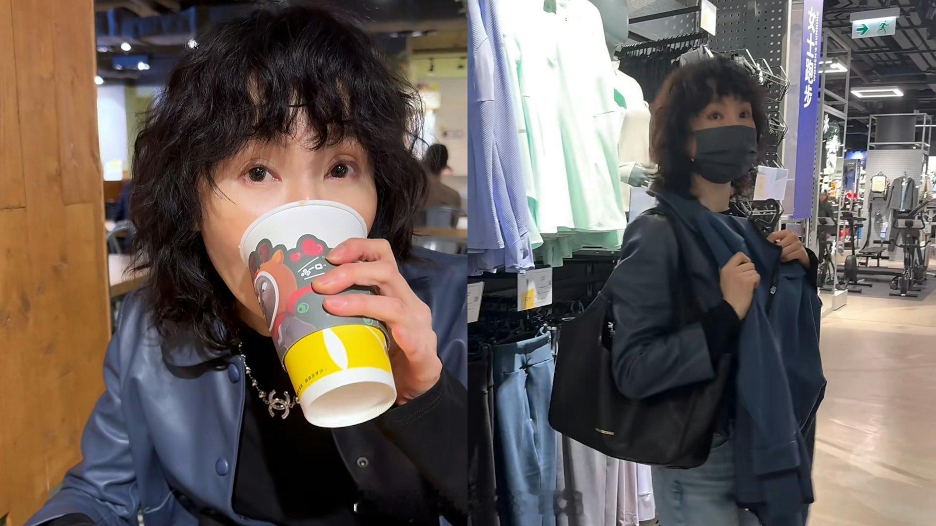 香港01：61岁影后贴地逛平价运动用品店　新鬈毛造型获赞回春：气质好好现年61岁