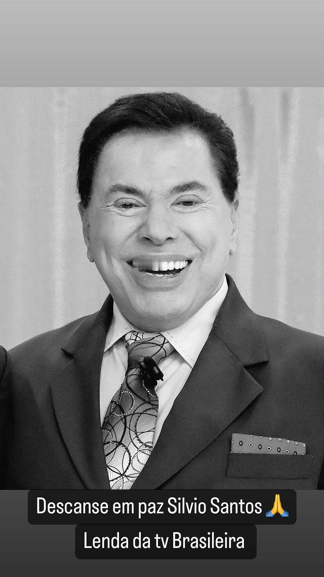 【IG Story】主持人Silvio Santos去世 ​​​