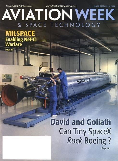 20年前的《航空周刊》封面，SpaceX能撼动波音公司吗？ ​​​