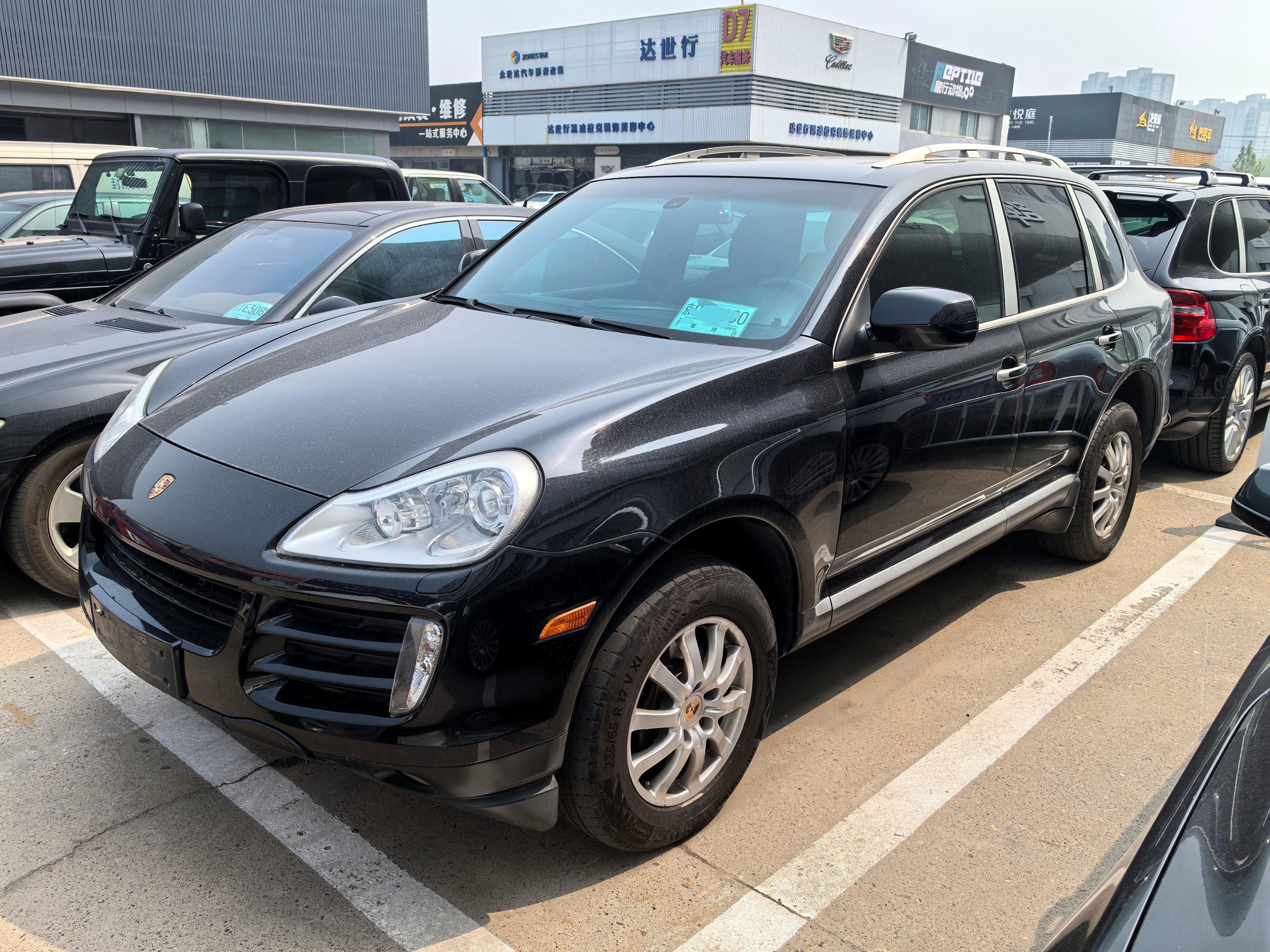 看了台挺完美的卡宴957，07年美版，3.6排量、不带底升，要价6万大，一手车1