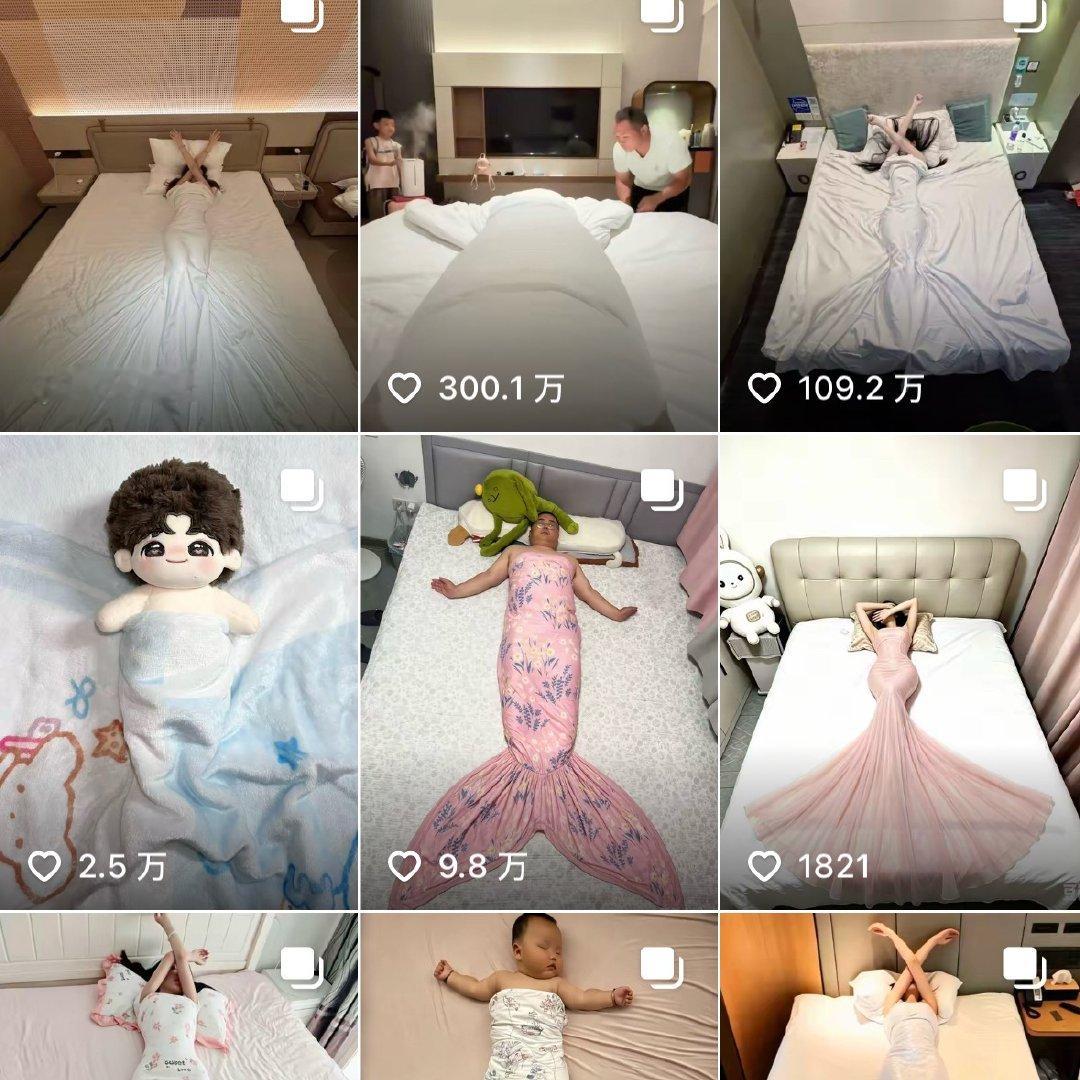 美人鱼赛道好像混进了一只棉…好沉重 