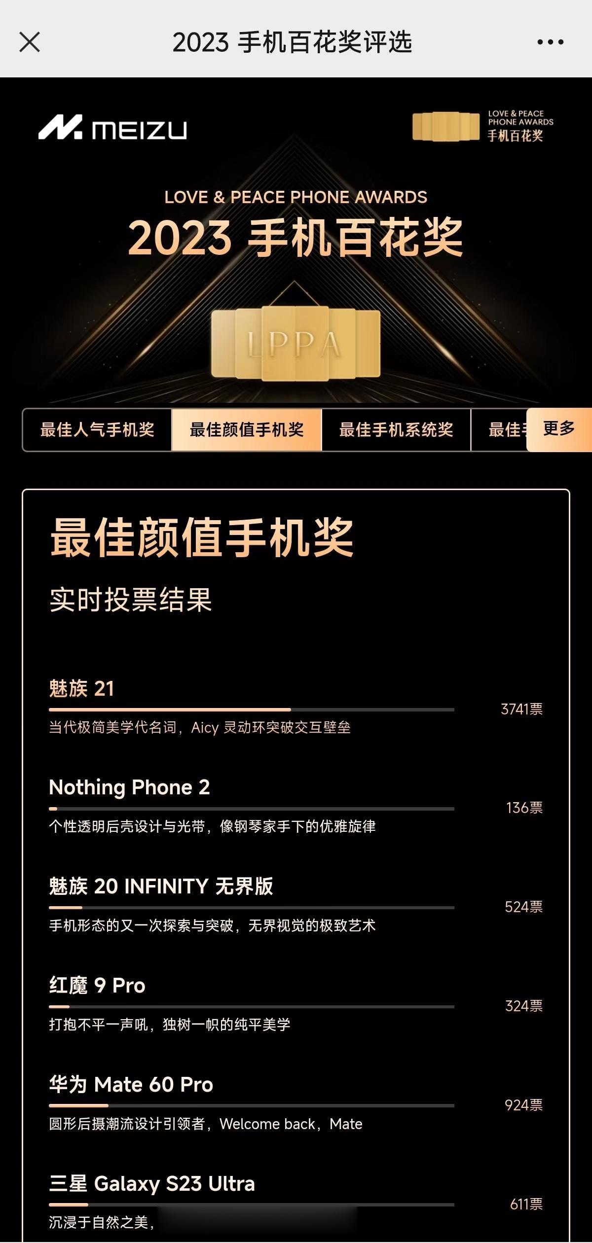 看来魅族新生以后的几款手机的设计大家依然还是很喜欢，不知道@李楠或kkk 现在对