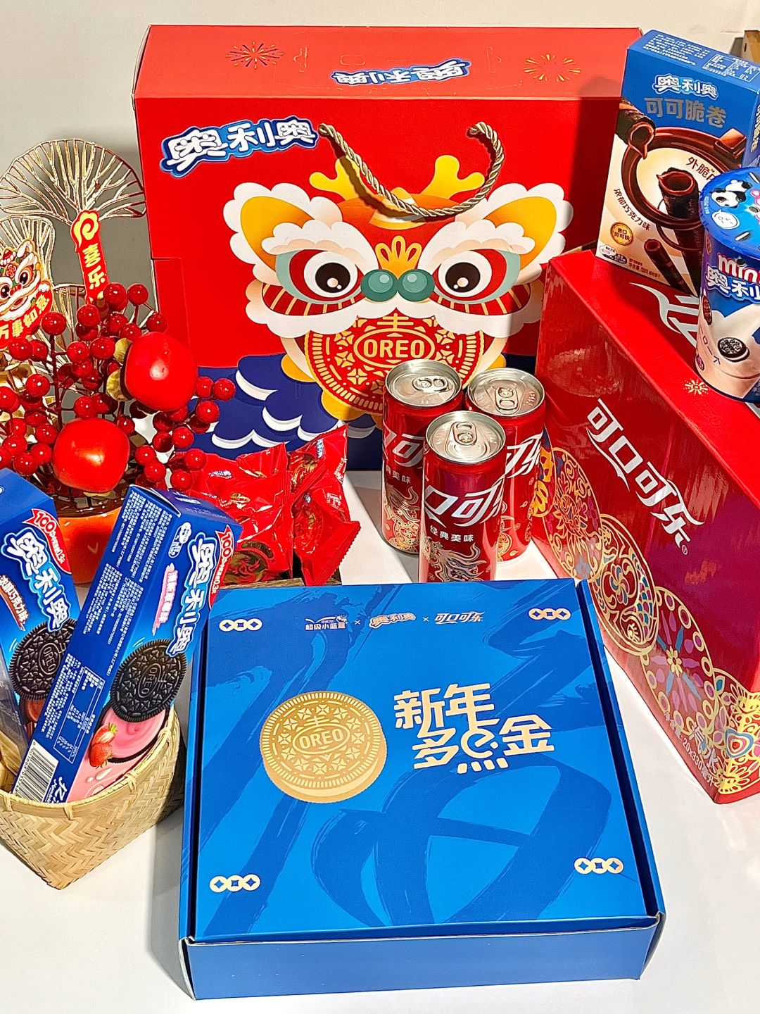 饿了么✖奥利奥 送好运大金福了！