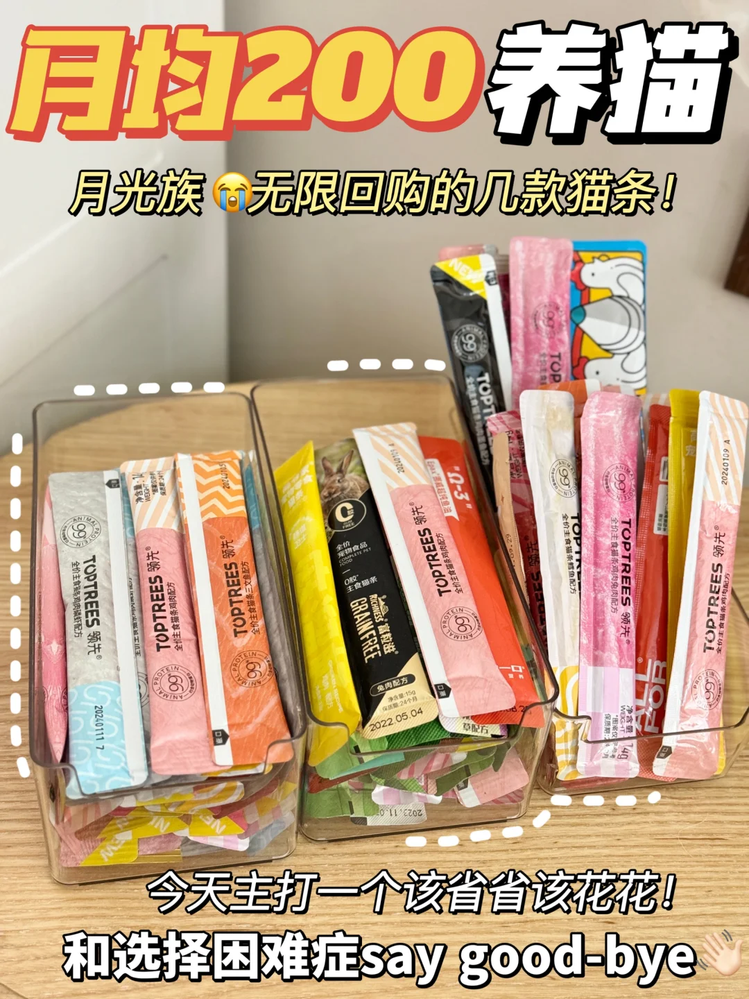 月均200养猫‼️月光族😭可入真爱猫条➡