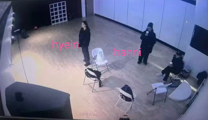 NewJeans三人伦敦练舞被偶遇NewJeans Hanni、Haerin、H