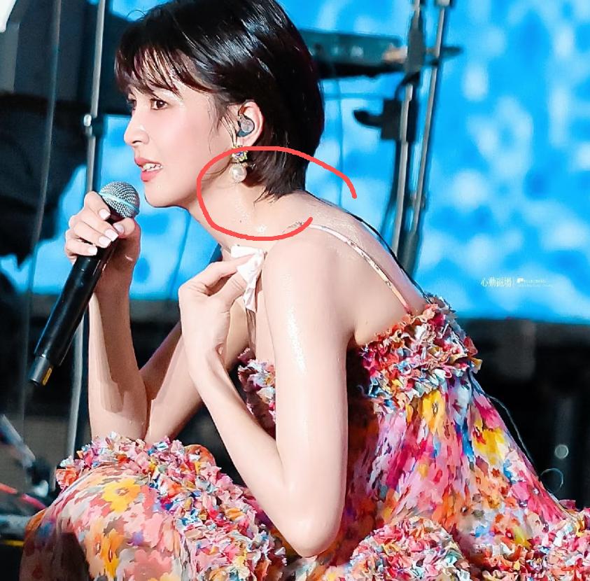 曾沛慈广州舞台被热出满脸汗，

别拿真实状态嘲笑歌手

其实户外演出更考验基本功