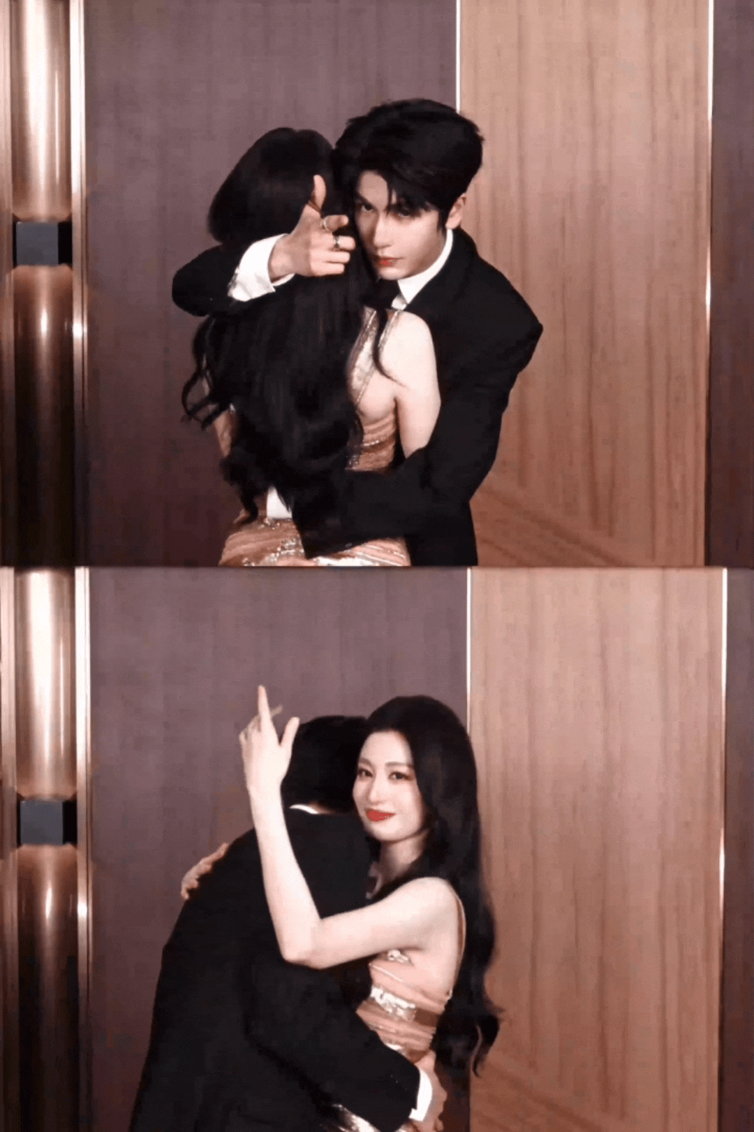 这一秒过火 张凌赫王楚然两人合拍俊男美女看着就是赏心悦目！！张凌赫王楚然合拍视频