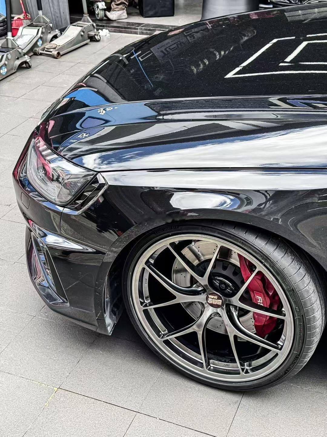 奥迪RS4 完工案例[作揖]感谢粉丝大哥驱车400公里 来店帮衬~BBS RID
