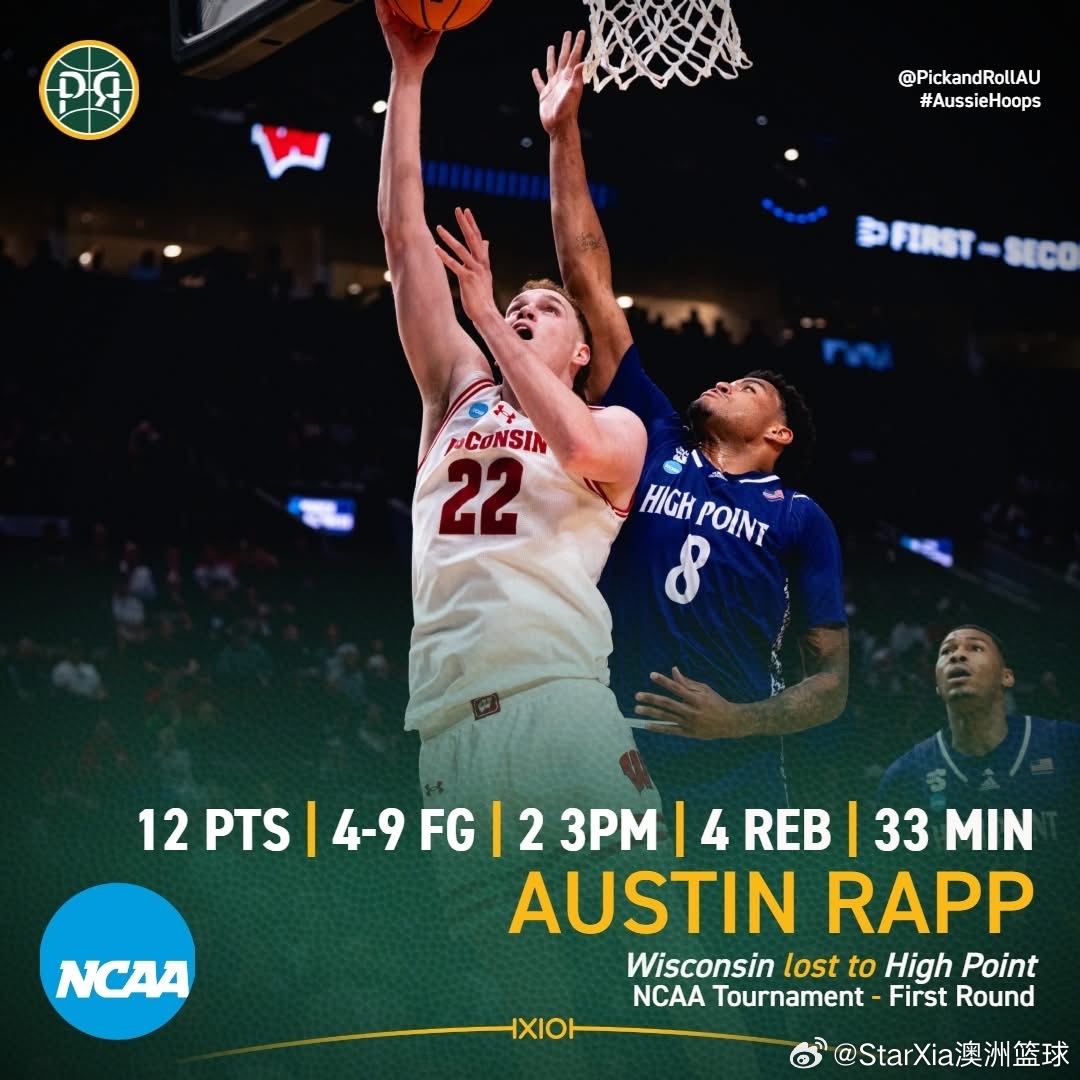 威斯康辛替补席还有个板凳坐穿的新西兰国青海登琼斯，下赛季入队的新西兰人杰克逊鲍尔