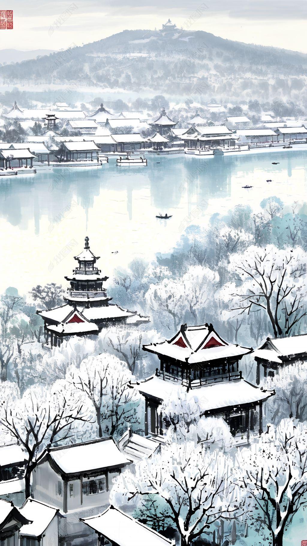 雪后的颐和园为何美成一幅水墨画？这背后有着怎样的自然与人文之美？
雪后的颐和园宛