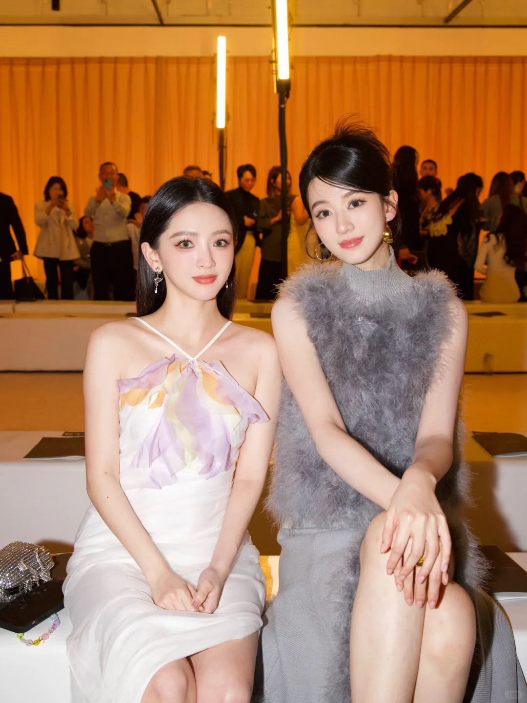 带妈妈去看秀咯🤭乔欣本人又高又美丽～