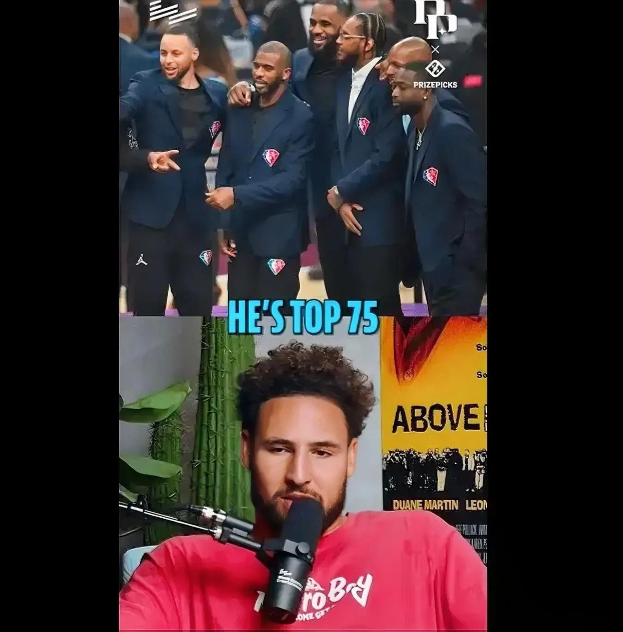 汤普森仍对未入选“NBA75大”耿耿于怀，近日他在直播中，依旧认为自己应该入选。