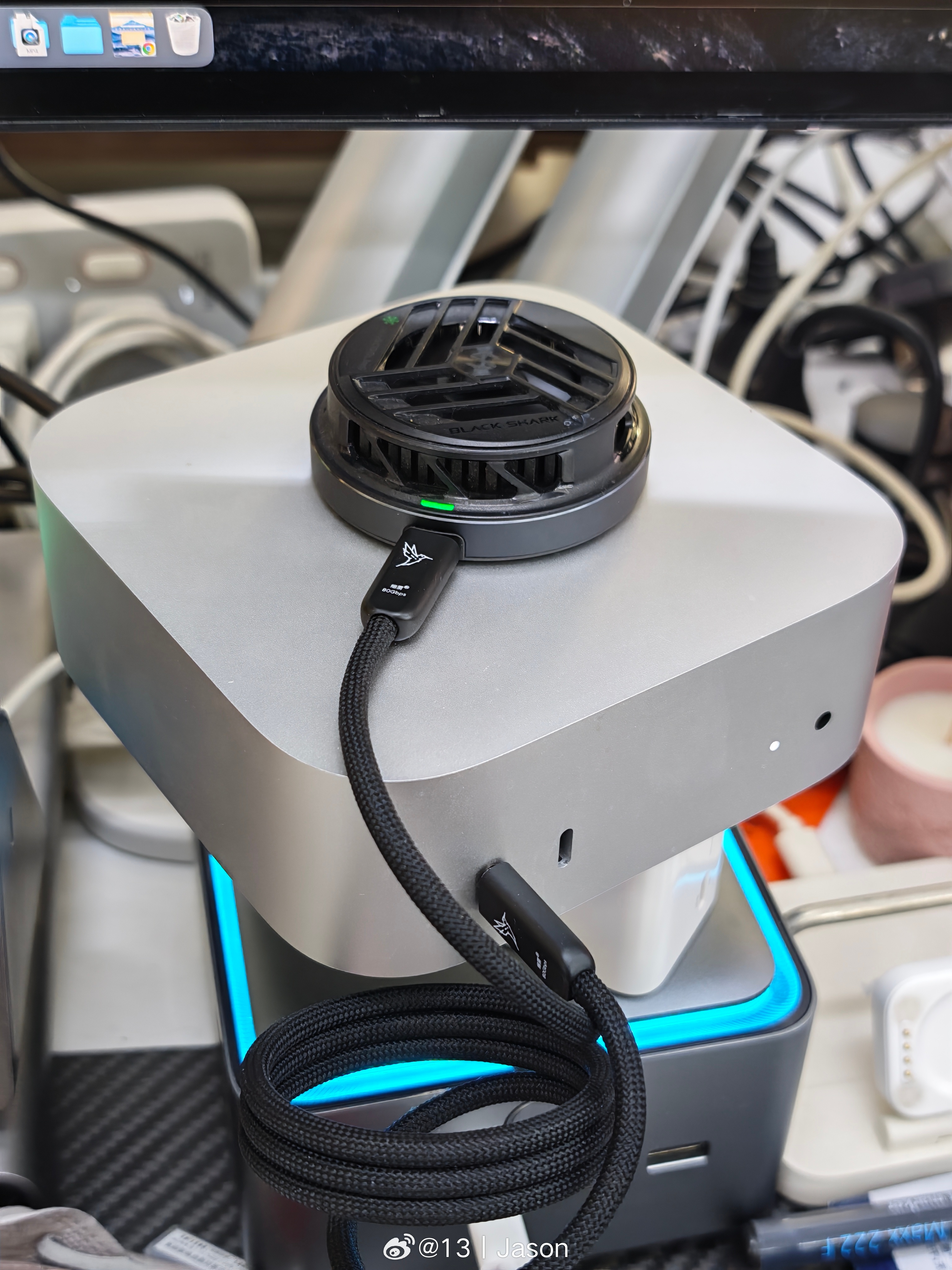 临时给 Mac mini 散热…