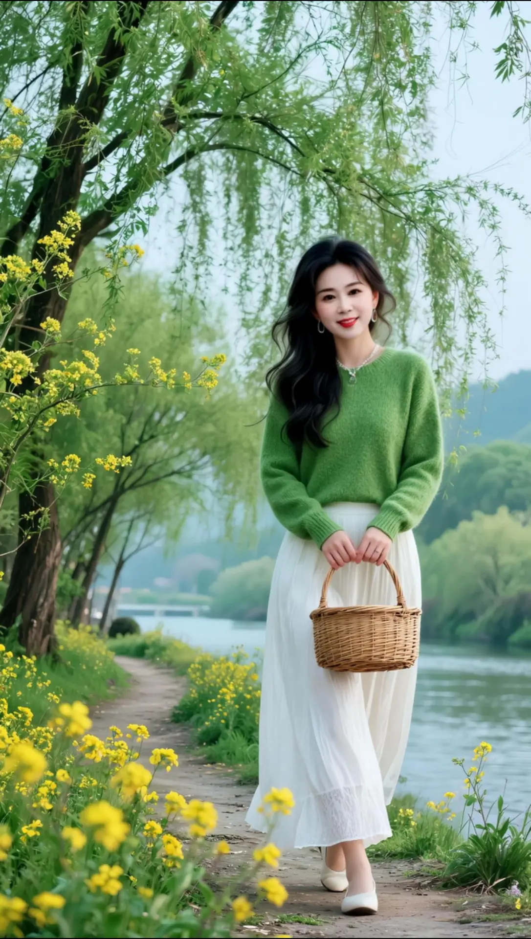 AI春日漫步照 随变ai随便玩