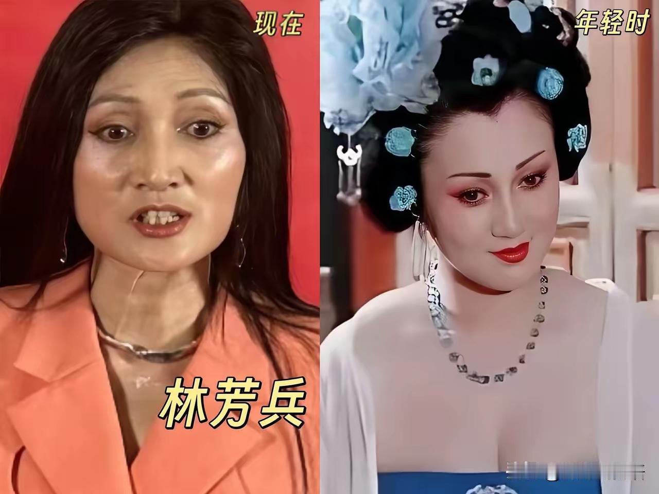 胡燕妮，年轻时候的颜值真的是让人眼前一亮，有一种混血的美感，眼睛真的是又大又漂亮