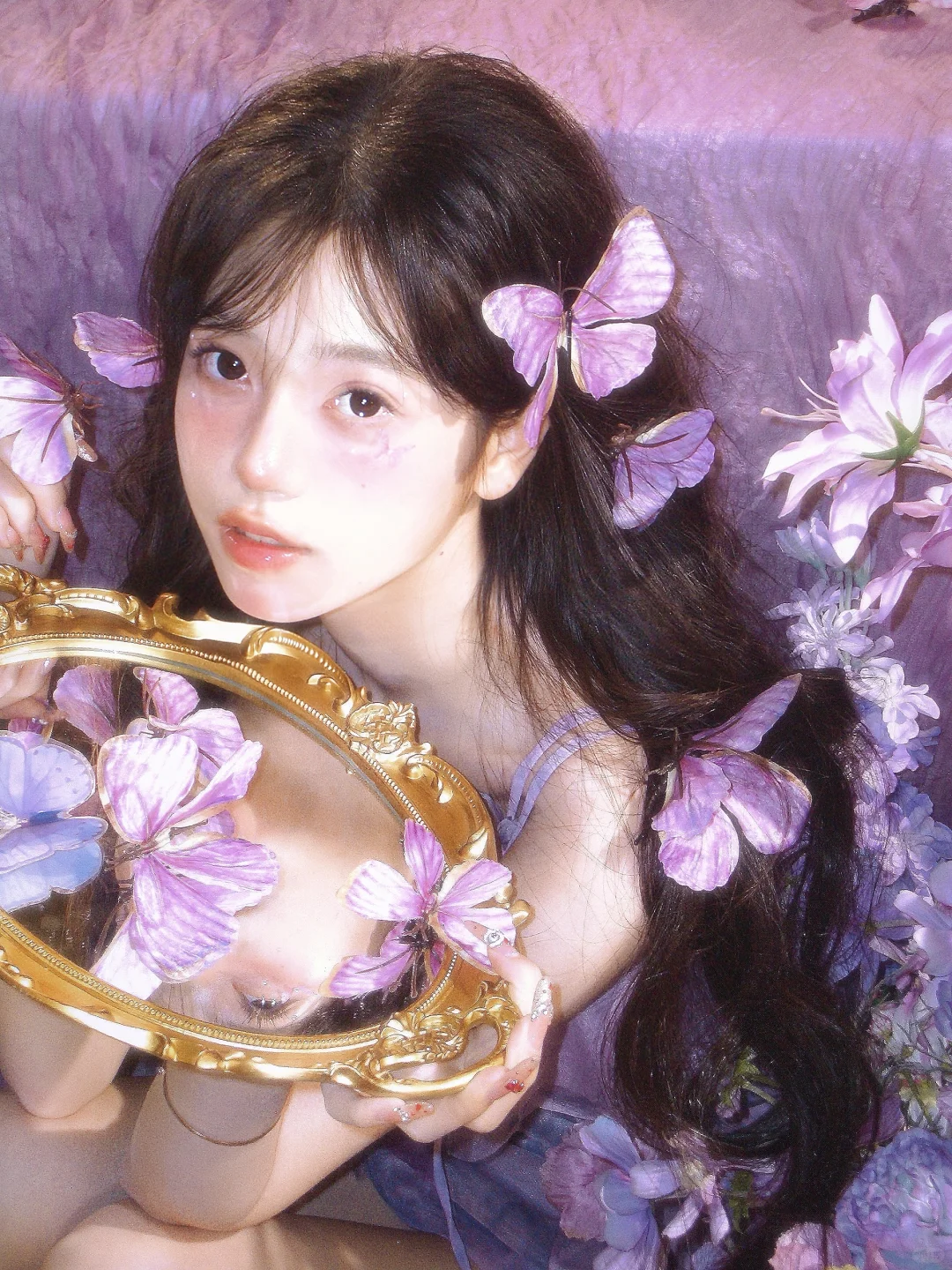 武汉写真｜梦与花 皆在不觉间💜紫色琉蝶