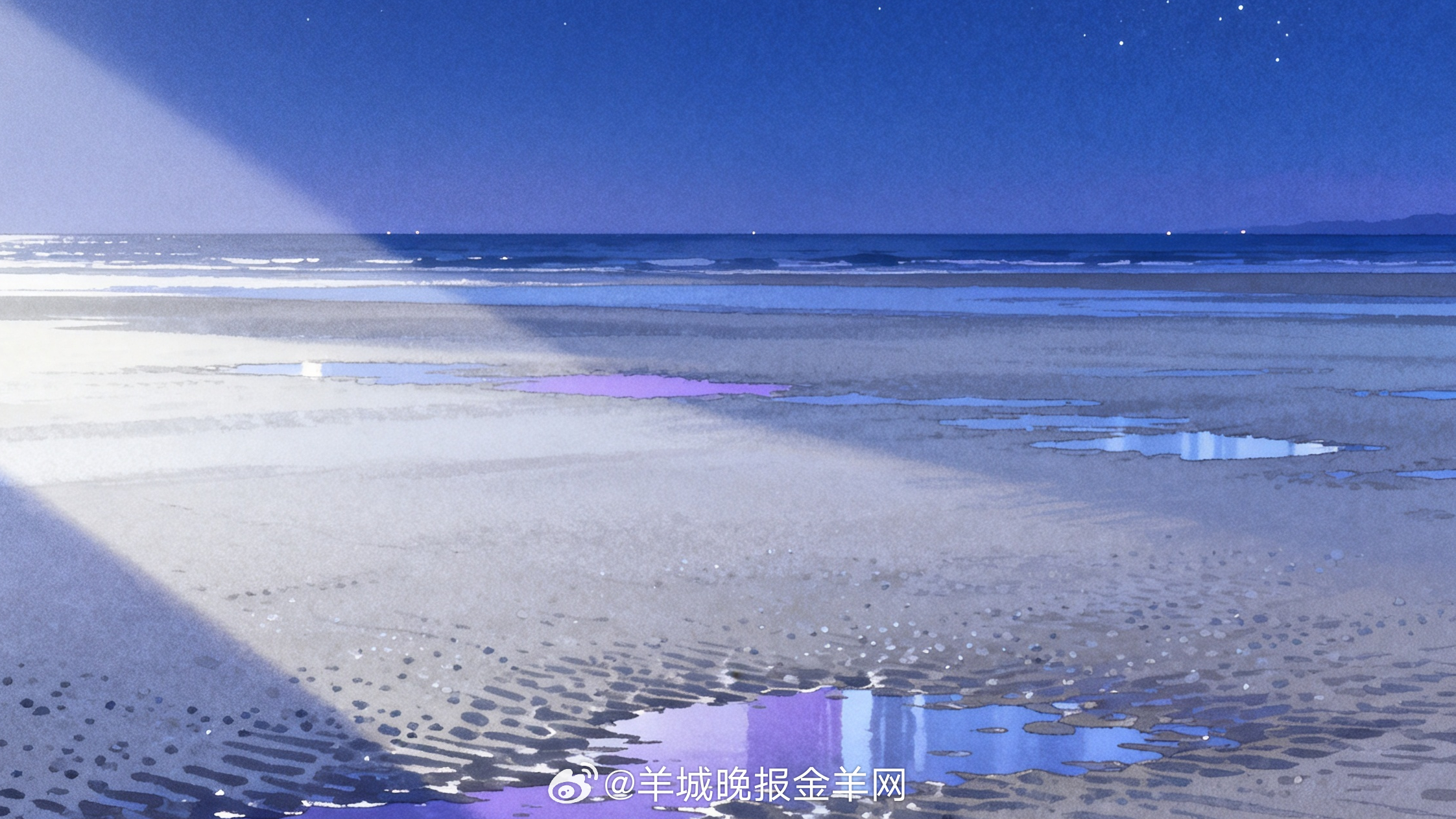 #晚安#夜来了，一天落幕。所有的奔波都在此刻停下，像潮水退去后露出平坦的沙滩。不