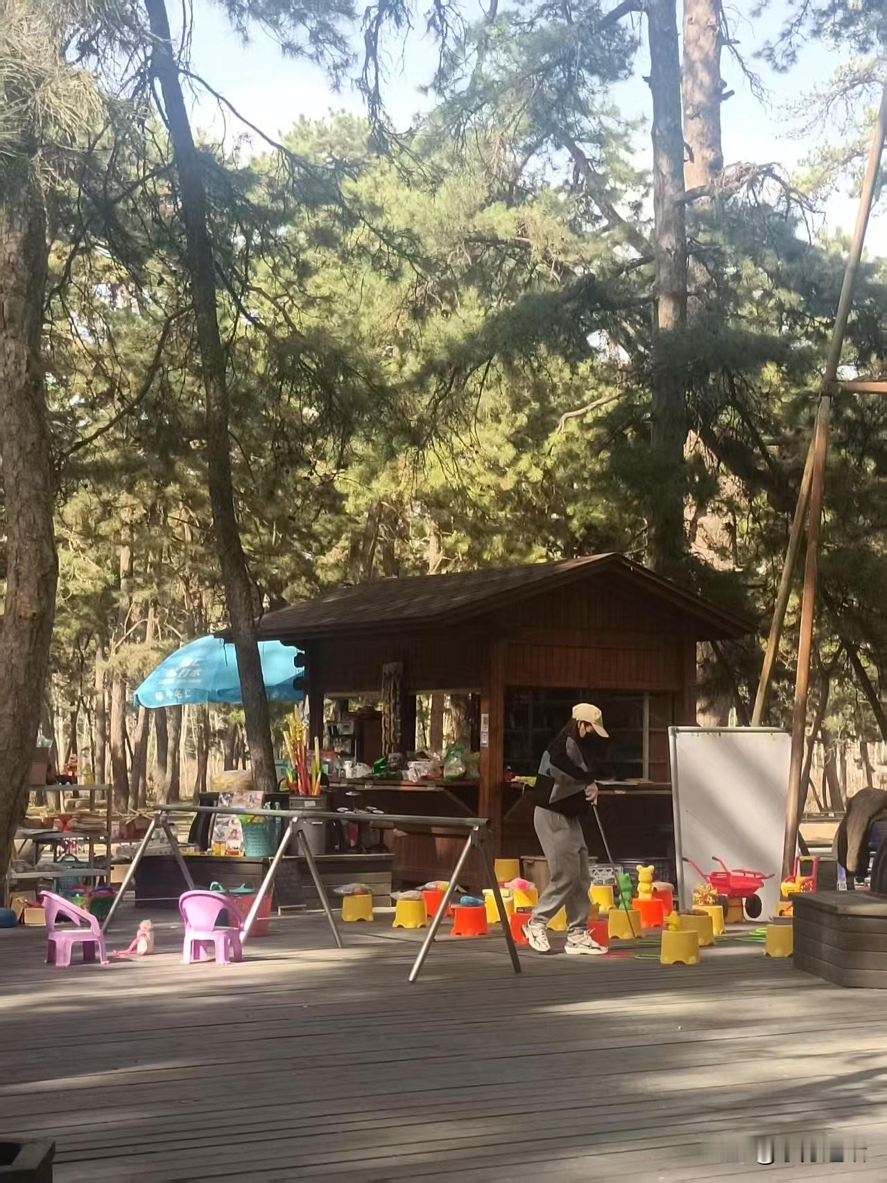保定笔记：西陵古松林广场（下）
梁东方
好几个显然是习惯于在这一带骑变速车到处走