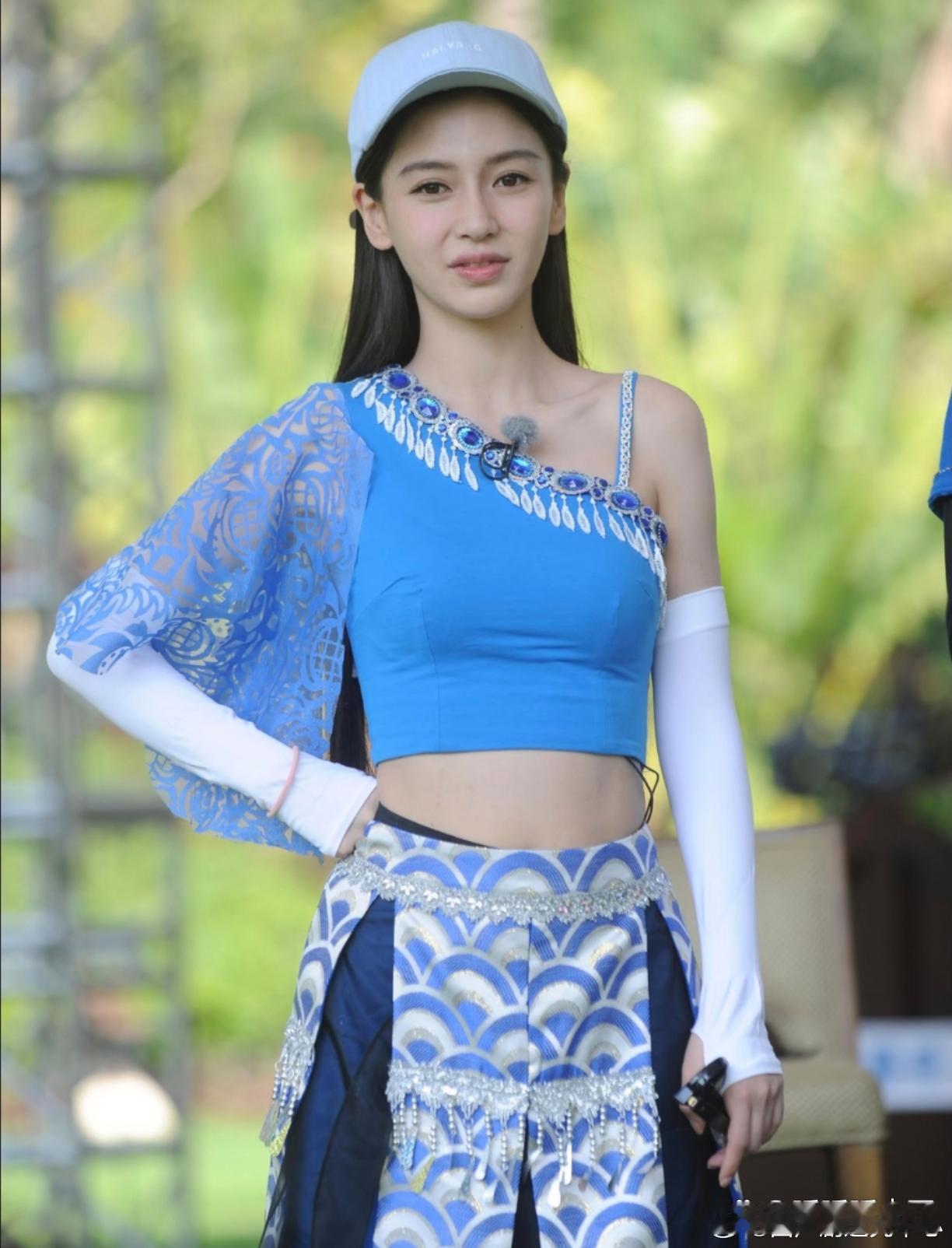 跑男时期的Angelababy 真是一点妆都没化 这原生脸简直绝绝子