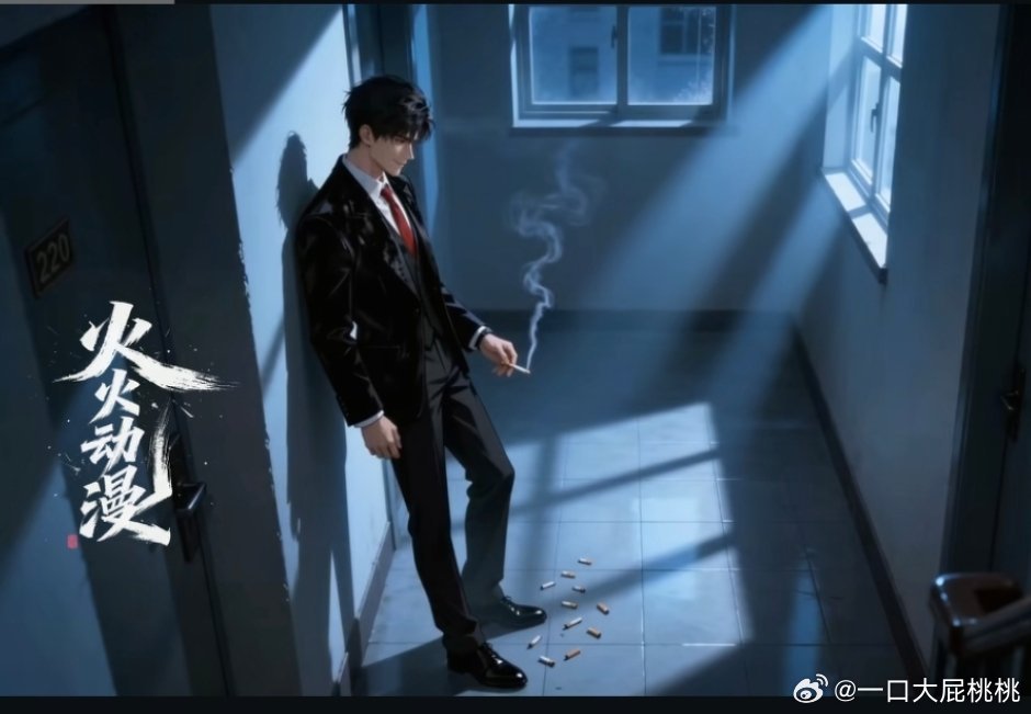 但这种扔一地烟头的霸总就算建模再帅一看就萎了 