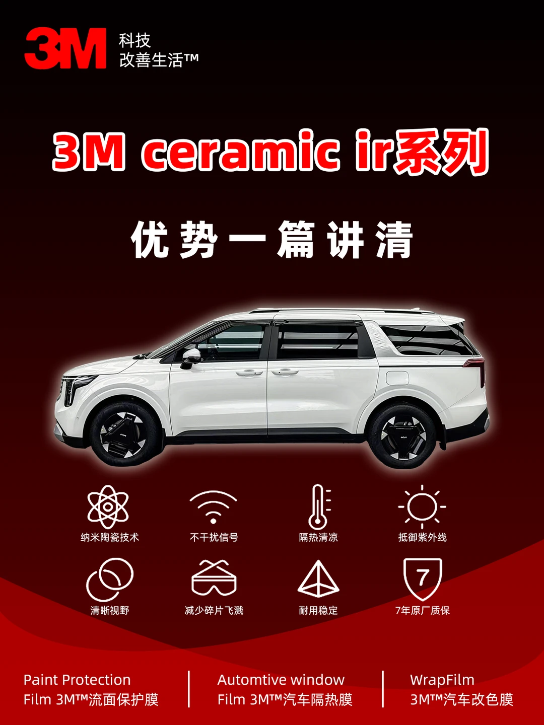 拒绝"烤"验!3M ceramic ir带你清爽出行