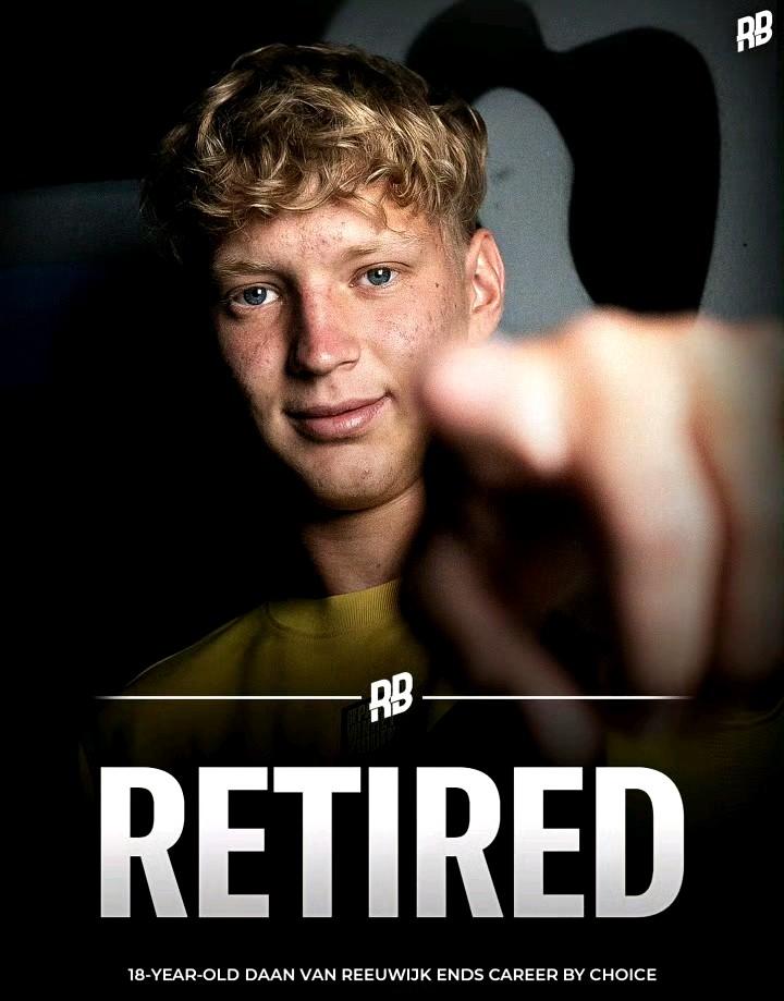 足坛怪事……足球不是想要的生活！18岁小将完成荷甲首秀宣布退役！
18岁的布雷达