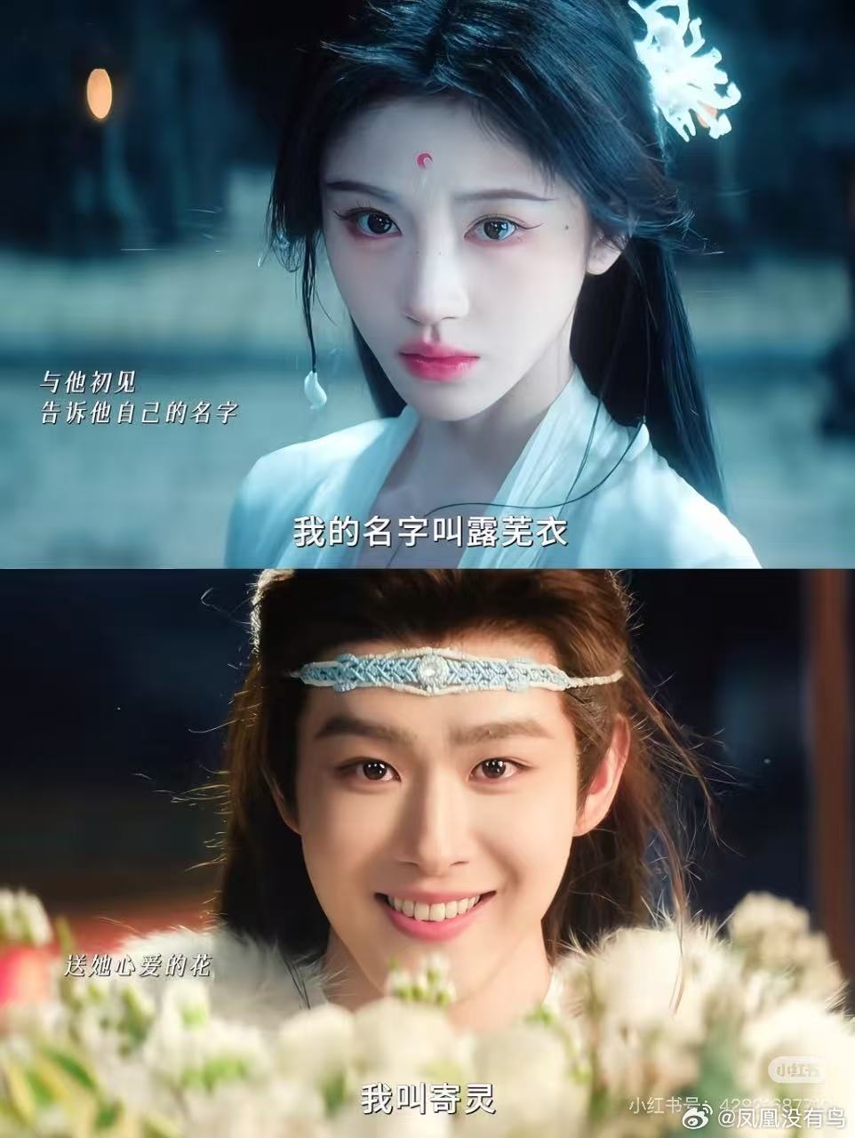 月鳞绮纪他在闹她在笑寄灵和露芜衣的互动戏份太好看了～从初见时的一句“我叫露芜衣”