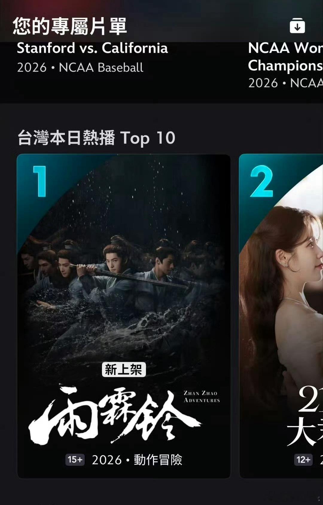杨洋、章若楠《雨霖铃》微博剧集指数破9253万，破亿指日可待了，同时还登顶Dis