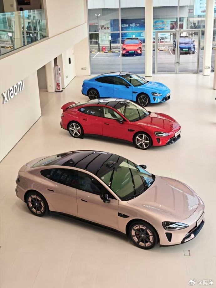 新小米SU7，  你想好买哪个颜色了吗？