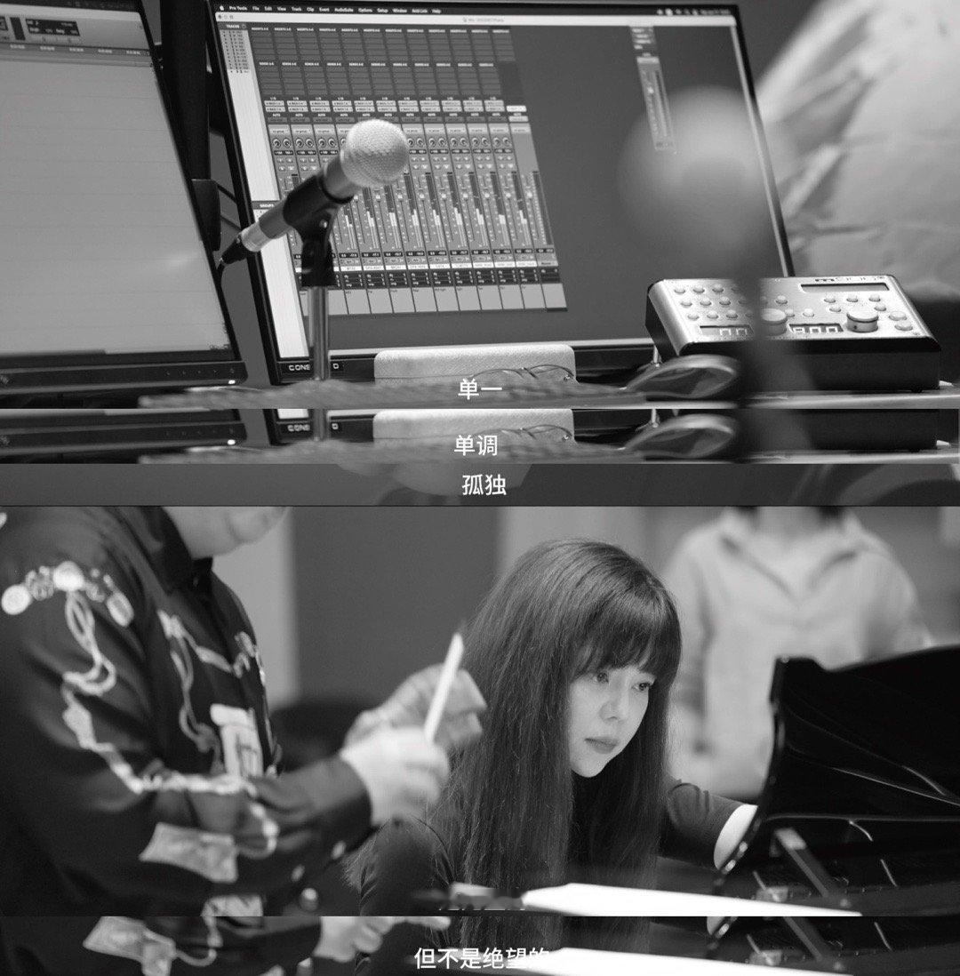 #韩红陈萨钢琴作品今日上线##韩红的自拍短片好走心#  没有人发现合作伙伴对韩红