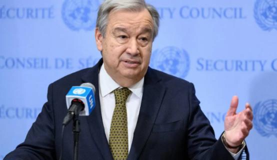 秘书长古特雷斯发表声明

2月13日，联合国秘书长古特雷斯宣布，联合国大会已正式