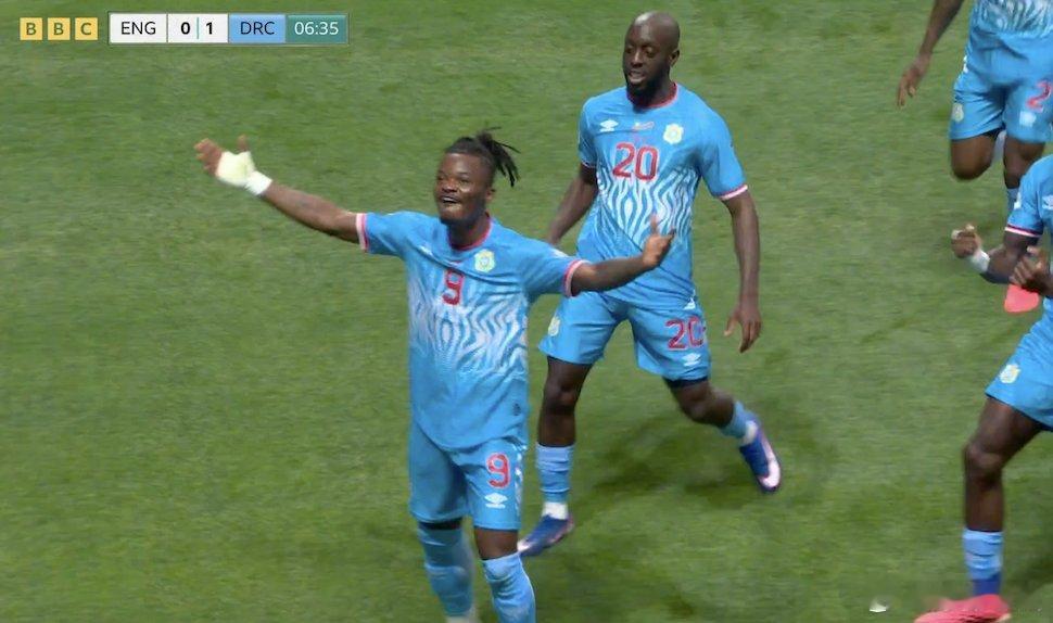 【民主刚果破门，1比0领先英格兰！】英格兰vs民主刚果世界杯