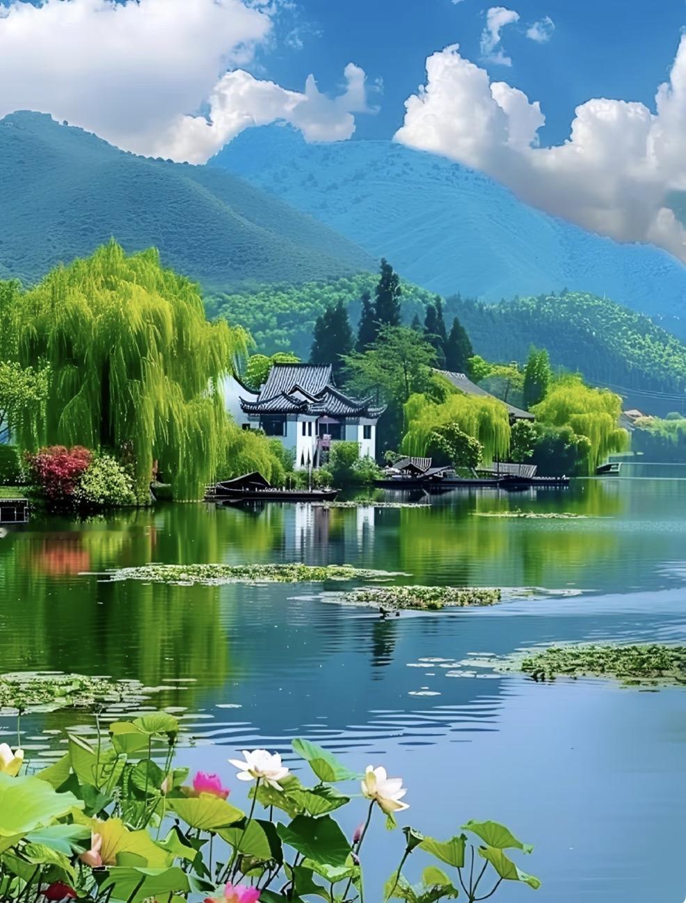 上联：清风本无意
下联：顽石竟点头