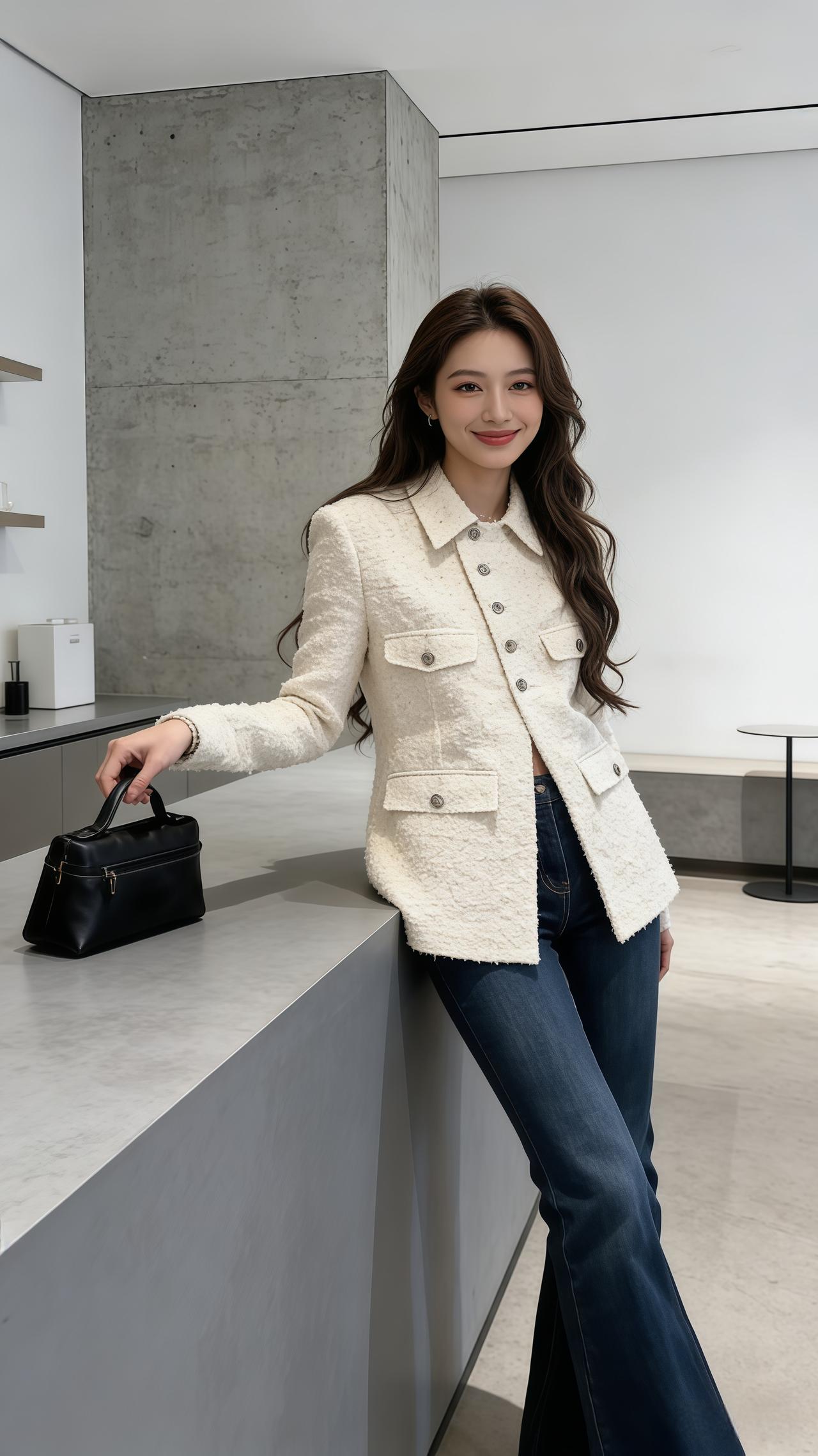 气质穿搭穿搭 小香风外套 高级感穿搭韩系穿搭