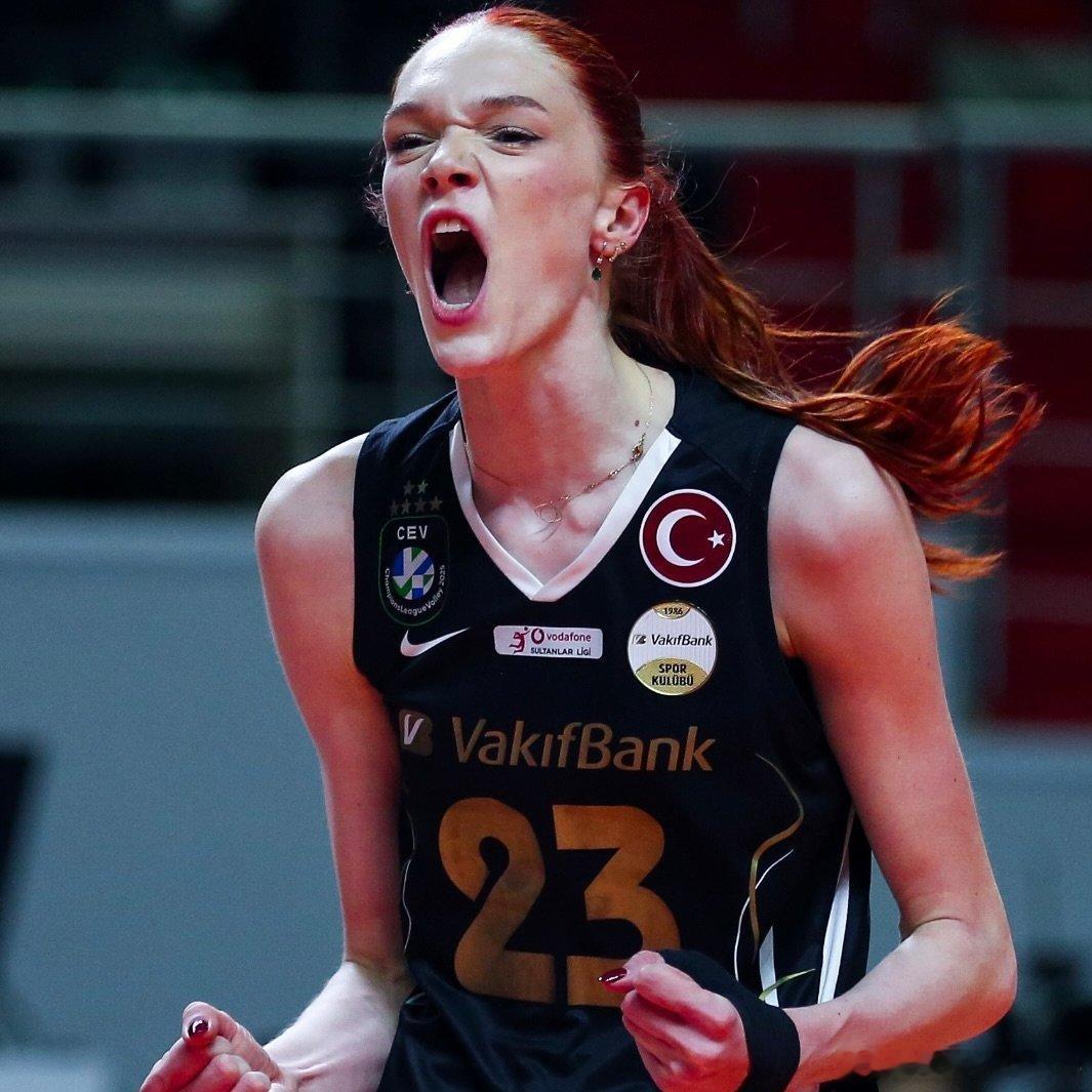 排球 ——你今天贡献了7次拦网。你有预料到会有这7次拦网吗？⚡️ 玛丽娜.马尔科