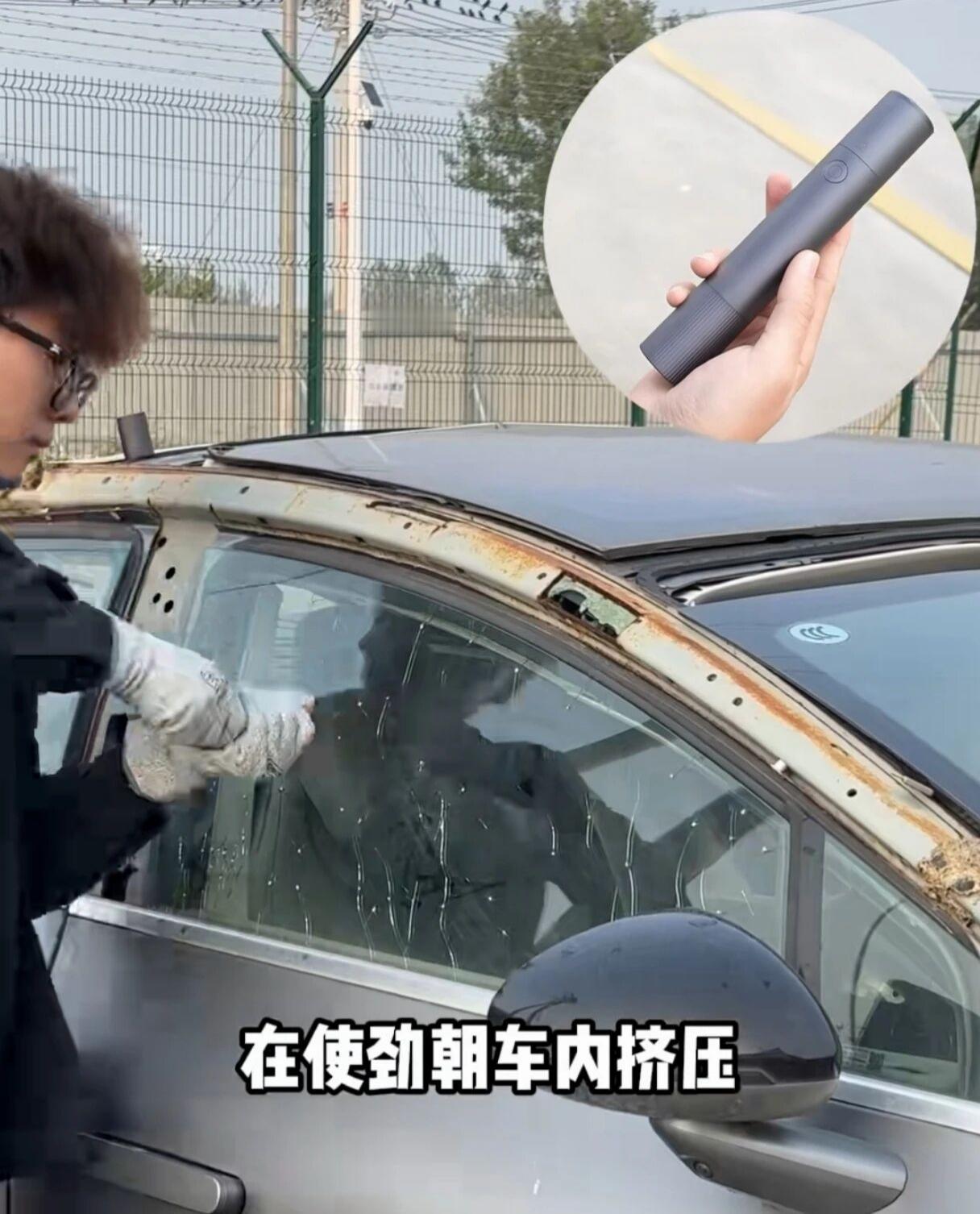 双层“夹胶玻璃”，虽豪华但牺牲了安全性！小米SU7成都车祸发生时。
现场有好几个