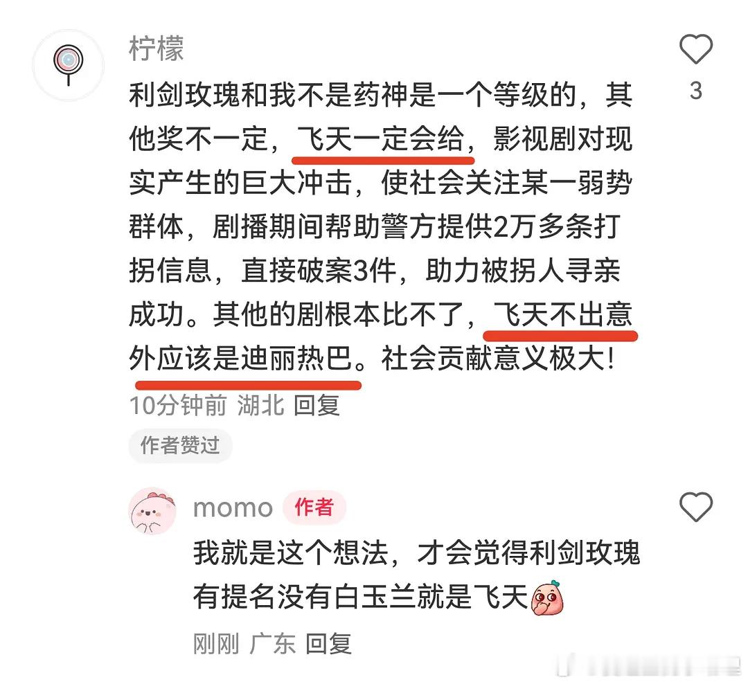 迪丽热巴粉丝在展望飞天视后，大家觉得她的概率大吗？ 