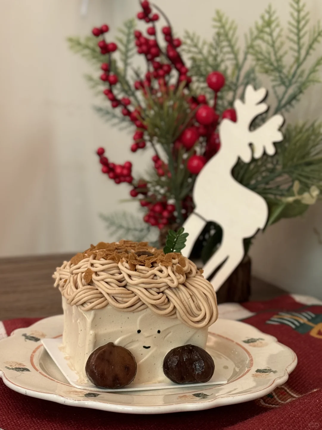 南宁的可爱栗子🌰蛋糕🍰好好味！