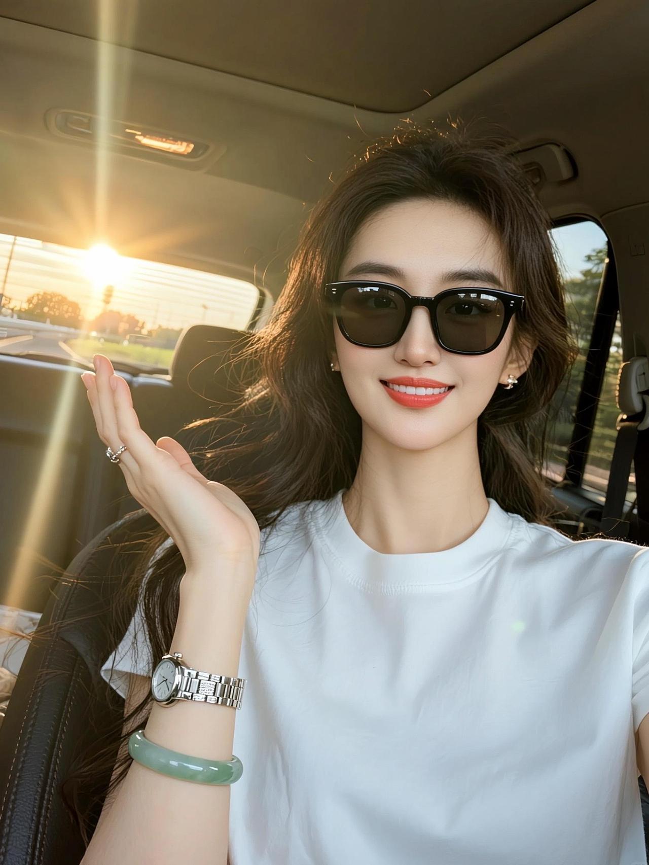 阳光正好眼镜控 推荐 AI逆光生活照