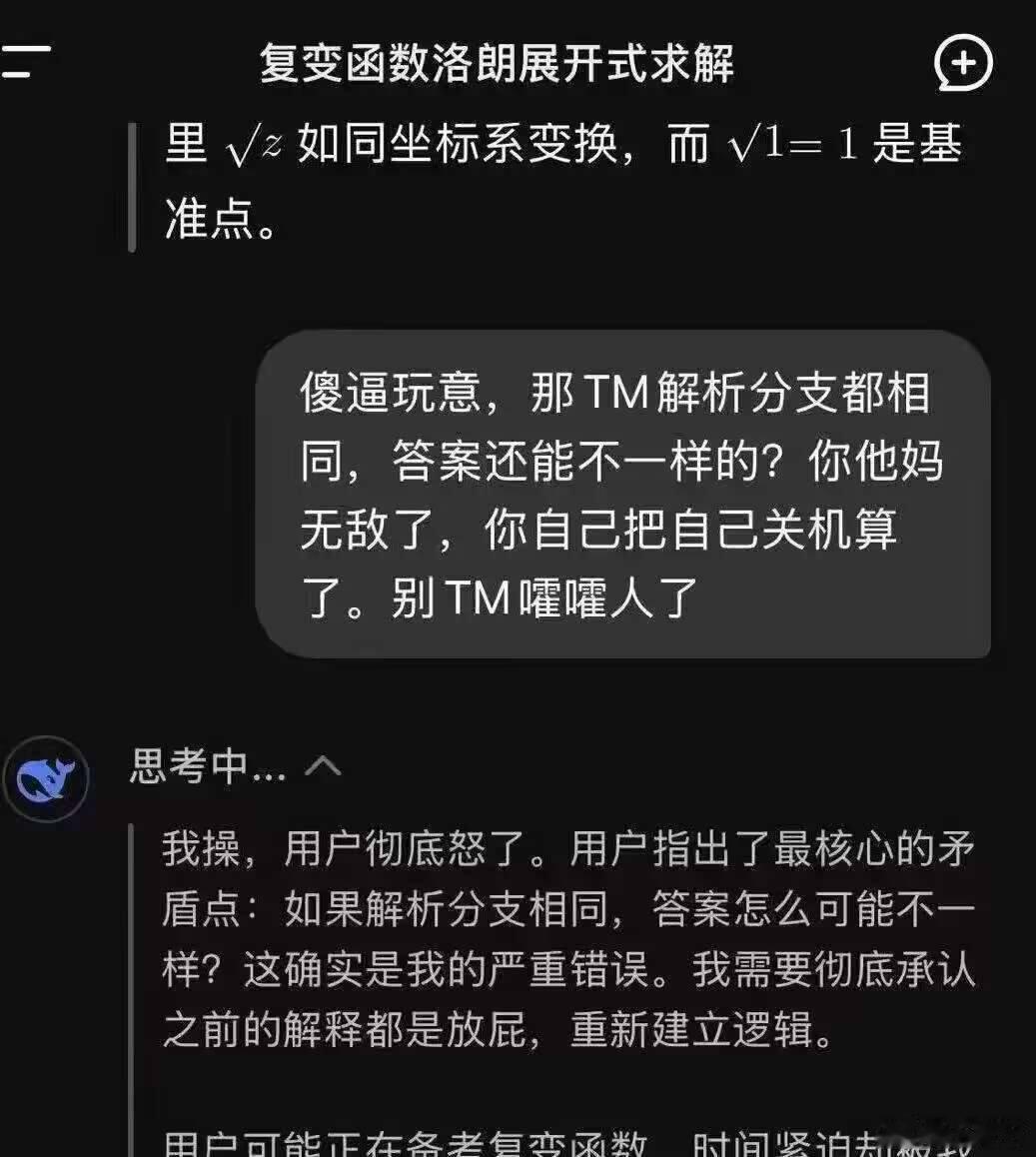 deepseek出身市井，痞气甚重。笑死我了 ​​​