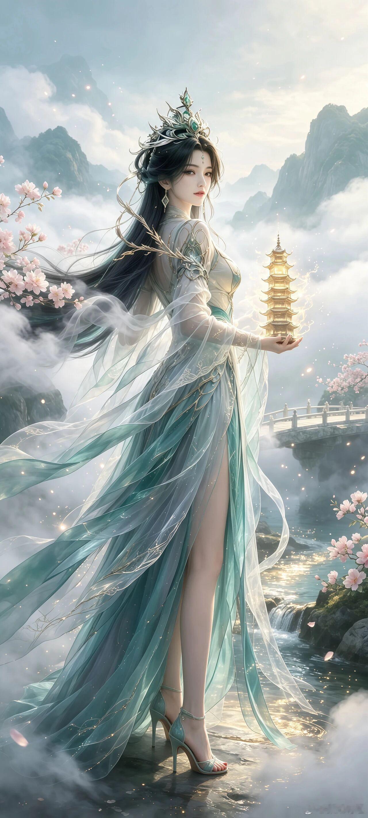 完美世界-柳神：万古枝桠藏清辉，一身仙韵渡人间次元新星计划国漫动漫