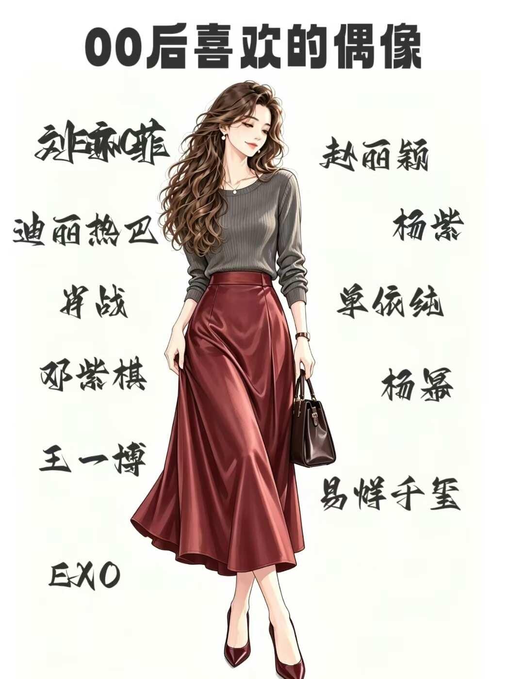 各年代喜欢的偶像💃 一秒暴露年龄🌹
【10后】
张元英 / 赵露思 / 范丞
