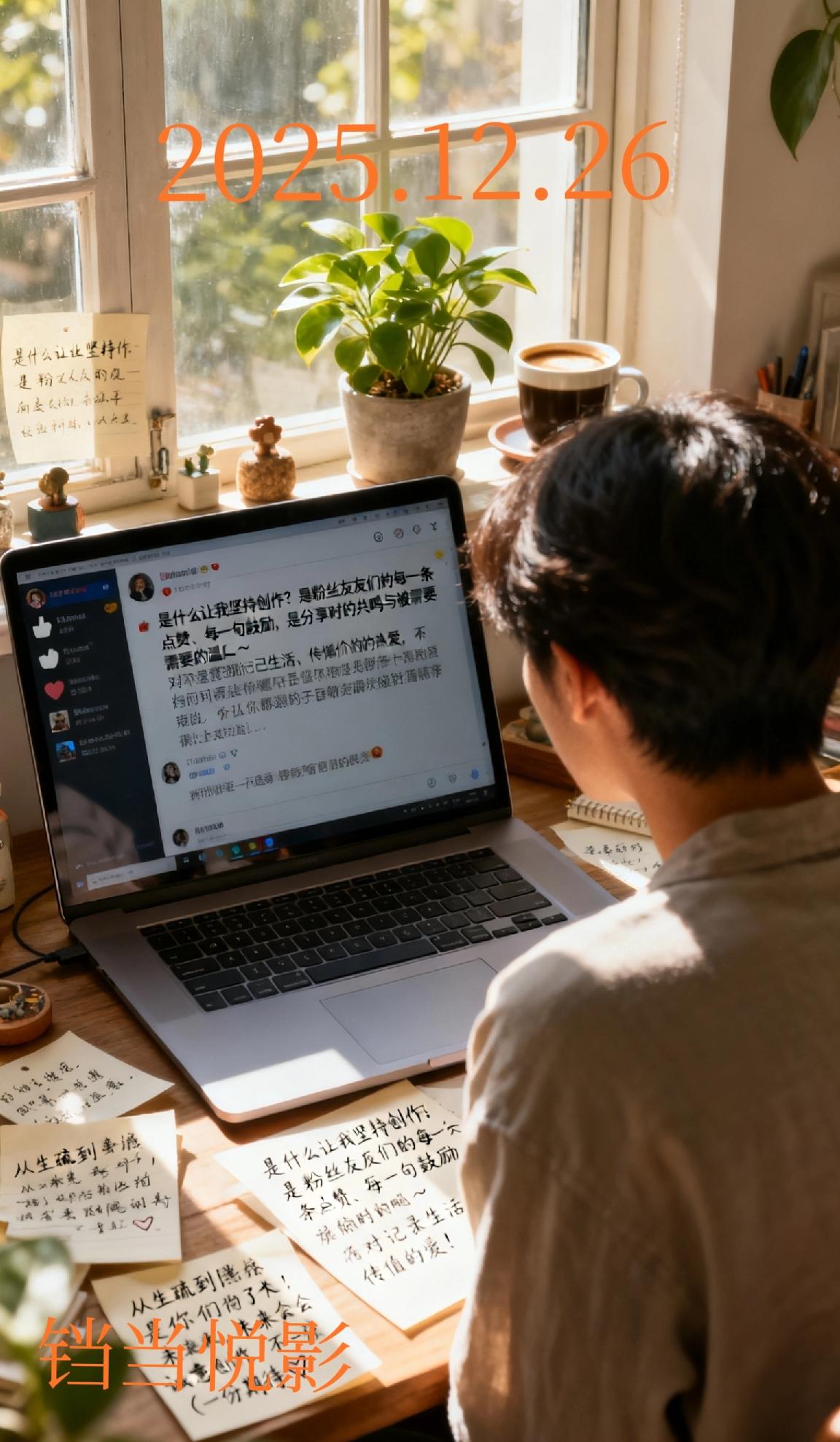 欢迎发文分享是什么让你坚持创作?是什么让我坚持创作？是粉丝友友们的每一条点赞、每