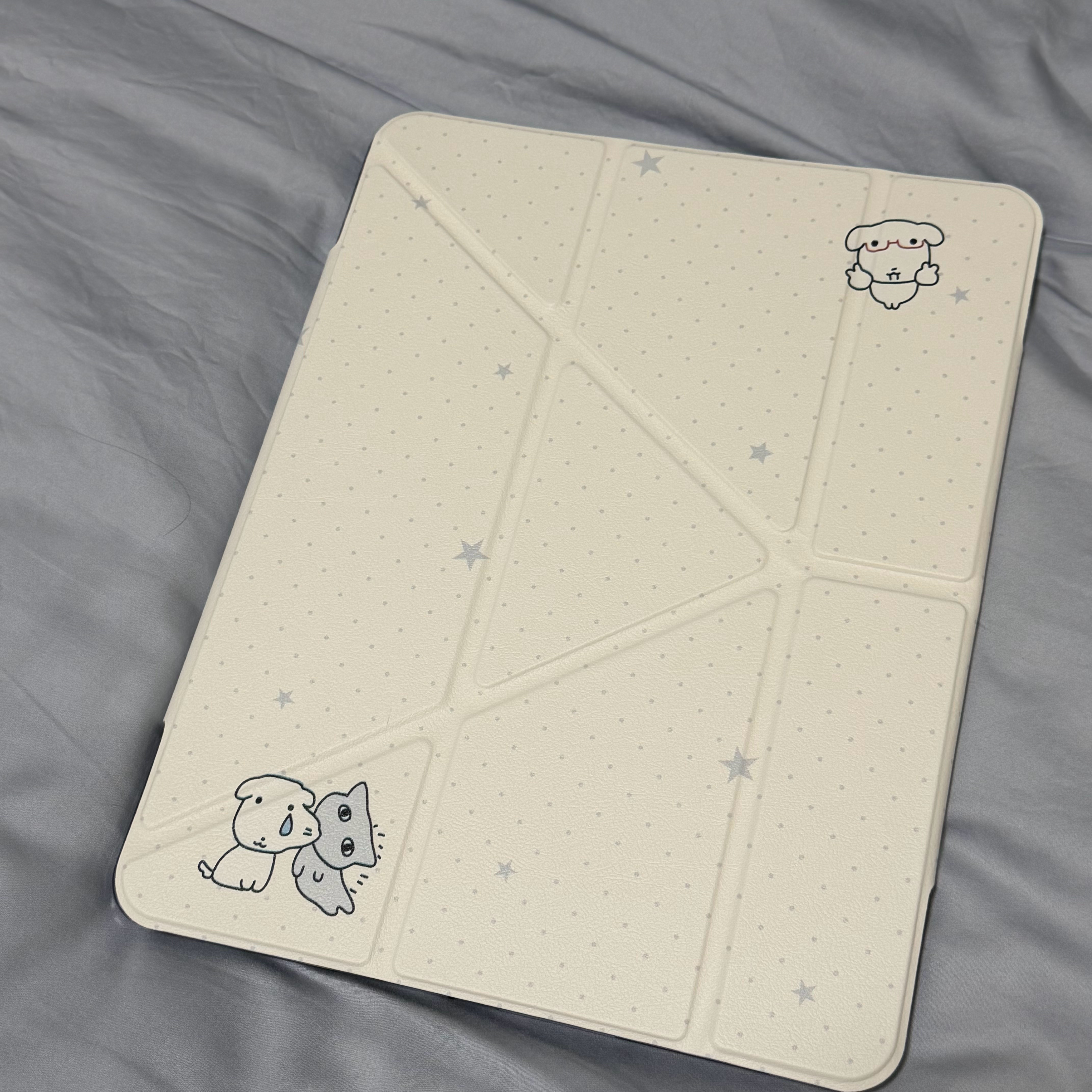 我准备辞职在家研究这个平板壳到底怎么折叠 